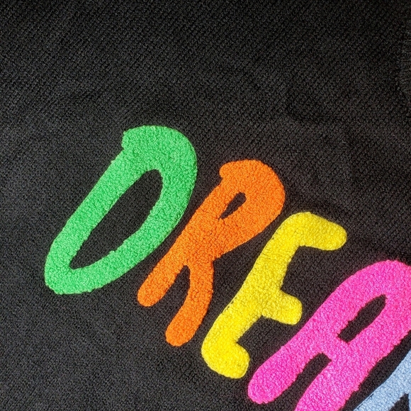 Boutique Aqua Blues Women's Dreamer Sweater Size XL Black Embroidered Pullover - Picture 12 of 16